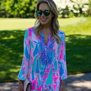 Lilly Pulitzer Silky Tunic XL